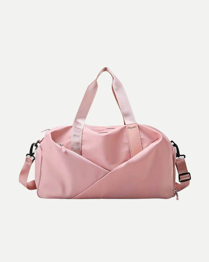 Bolsa de gimnasio con compartimento seco y húmedo