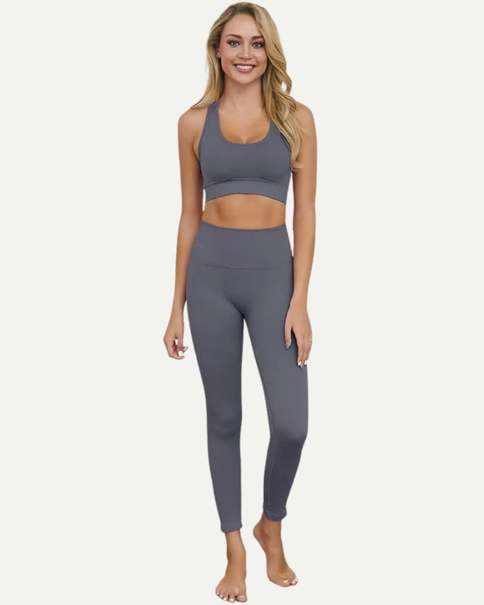 Conjunto Hyperflex: top de manga larga + leggings