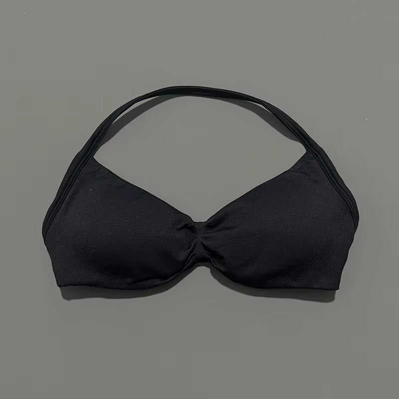 Sujetador deportivo halter de tirantes