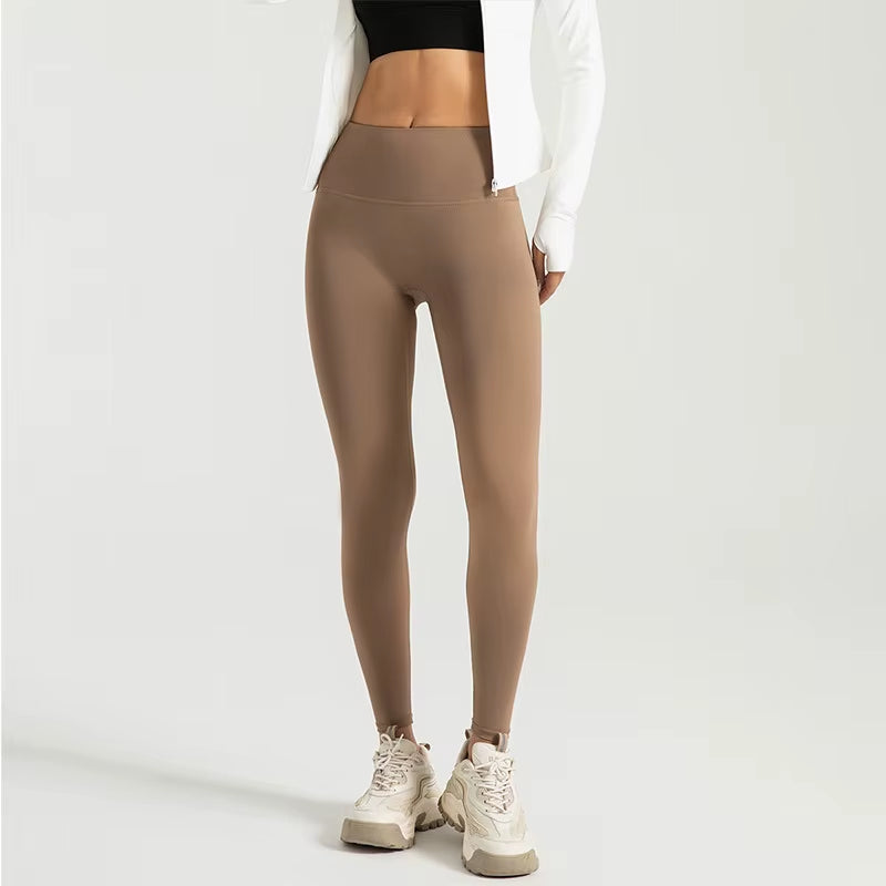 Leggings básicos sin costura delantera