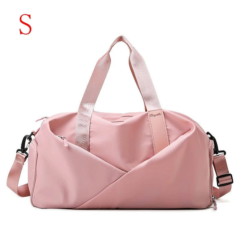 Bolsa de gimnasio con compartimento seco y húmedo
